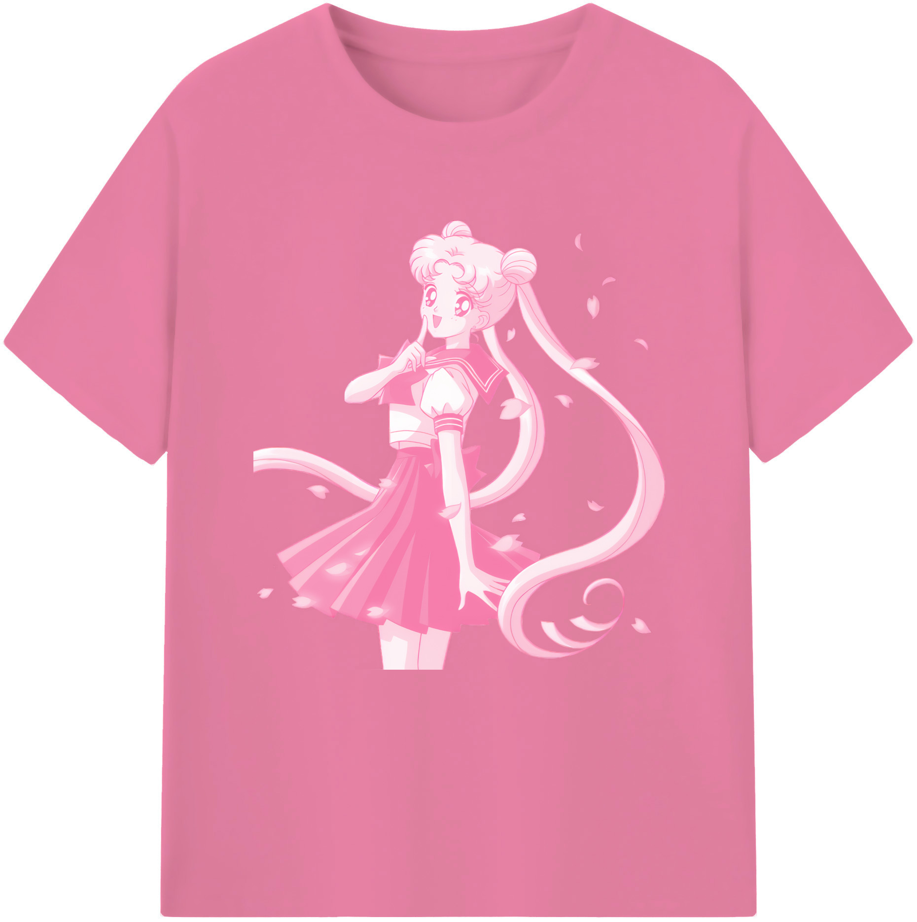（画像用） 美少女戦士セーラームーン 愛野 美奈子 あいの みなこ Sailor Moon Aino Minako 綿100％半袖Tシャツ（フロントプリント）